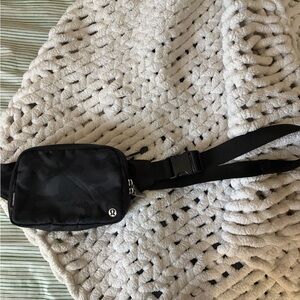 lululemon athletica Black Camouflage Belt Bag